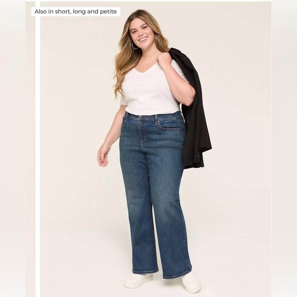 Lane Bryant Blue women’s Jeans Size 20   High Rise Boot Curvy Magic Waistband